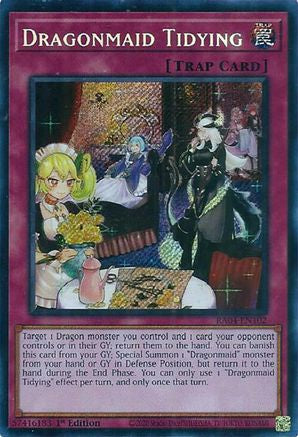 Dragonmaid Tidying (Secret Rare) (RA04-EN102) - Secret Rare - Quarter Century Stampede