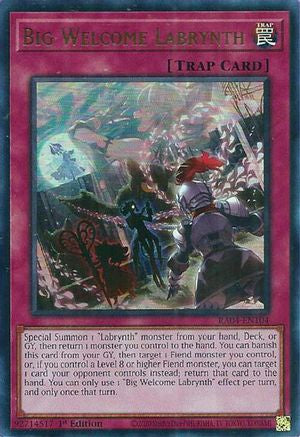 Big Welcome Labrynth (UR) (RA04-EN104) - Ultra Rare - Quarter Century Stampede