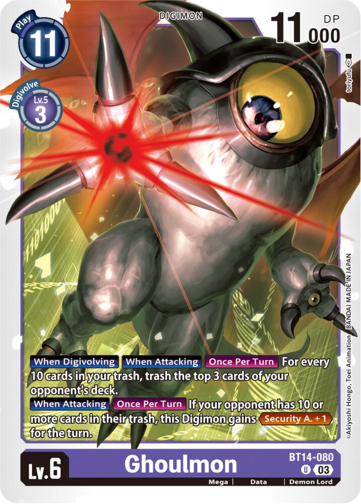 Ghoulmon BT14-080 U (Blast Ace) 