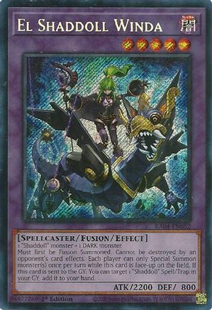 El Shaddoll Winda (Secret Rare) (RA04-EN052) - Secret Rare - Quarter Century Stampede