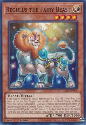 Regulus the Fairy Beast (ALIN-EN006) - Common - Alliance Insight