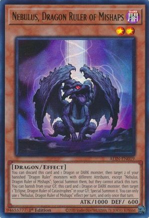 Nebulus, Dragon Ruler of Mishaps (ALIN-EN019) - Ultra Rare - Alliance Insight