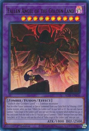 Fallen Angel of the Golden Land (ALIN-EN036) - Ultra Rare - Alliance Insight