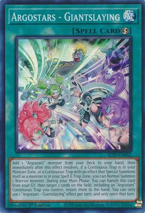 Argostars - Giantslaying (ALIN-EN062) - Super Rare - Alliance Insight