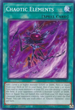 Chaotic Elements (ALIN-EN067) - Common - Alliance Insight