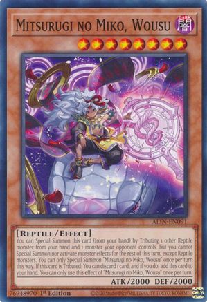 Mitsurugi no Miko, Wousu (ALIN-EN091) - Common - Alliance Insight
