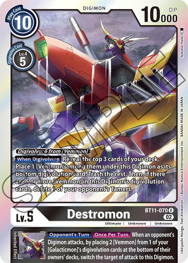 Destromon BT11-070 R (Dimensional Phase)  - Foil
