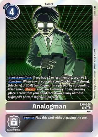 Analogman (EX9-068) Foil Rare - Versus Monsters