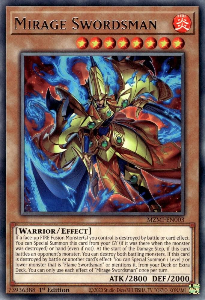 Mirage Swordsman MZMI-EN003 (Maze of Millennia)  - 1st Edition