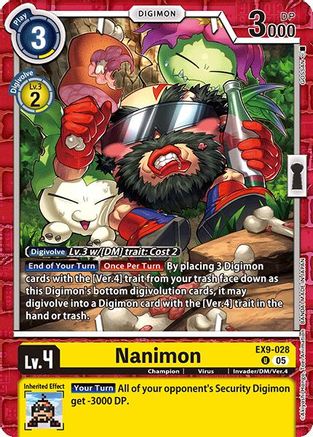 Nanimon (EX9-028)  Uncommon - Versus Monsters