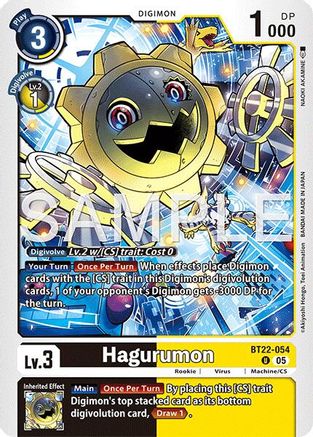 Hagurumon (BT22-054)  Uncommon - Cyber Eden