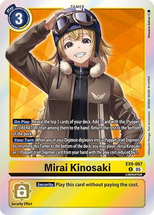 Mirai Kinosaki (EX9-067) Foil Rare - Versus Monsters