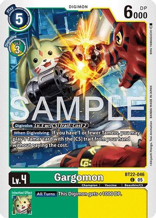 Gargomon (BT22-046)  Common - Cyber Eden