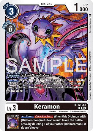 Keramon (BT22-053)  Common - Cyber Eden