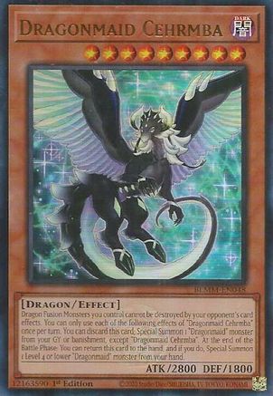 Dragonmaid Cehrmba (BLMM-EN048) - Ultra Rare - 1st Edition - Battles of Legend: Monster Mayhem