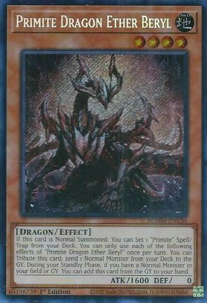 Primite Dragon Ether Beryl (BLMM-EN130) - Secret Rare - 1st Edition - Battles of Legend: Monster Mayhem