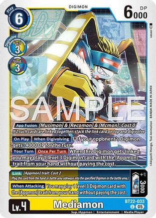 Mediamon (BT22-033)  Uncommon - Cyber Eden