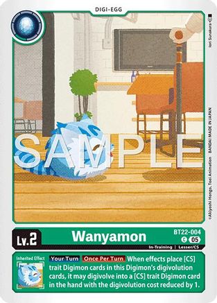Wanyamon (BT22-004)  Common - Cyber Eden