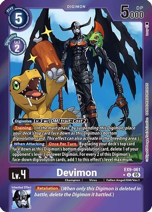Devimon (Limited Foil) (EX9-061) Foil Uncommon - Versus Monsters
