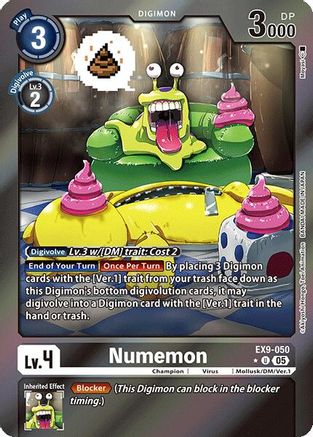 Numemon (Limited Foil) (EX9-050) Foil Uncommon - Versus Monsters