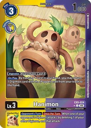Hanimon (Limited Foil) (EX9-024) Foil Common - Versus Monsters
