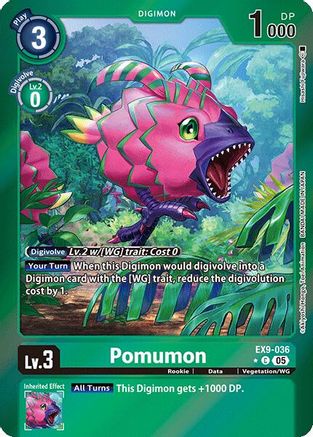 Pomumon (Limited Foil) (EX9-036) Foil Common - Versus Monsters