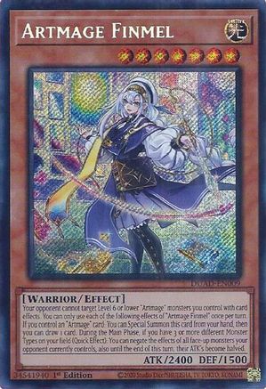 Artmage Finmel (DUAD-EN009) - Secret Rare - Duelist's Advance