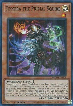 Tessera the Primal Squire (DUAD-EN018) - Super Rare - Duelist's Advance