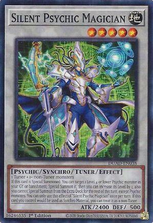 Silent Psychic Magician (DUAD-EN038) - Super Rare - Duelist's Advance