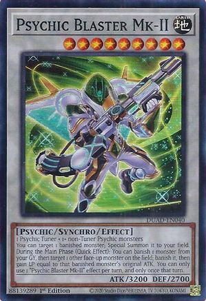 Psychic Blaster Mk-II (DUAD-EN040) - Super Rare - Duelist's Advance