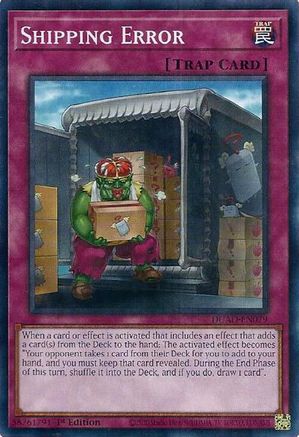Shipping Error (DUAD-EN079) - Common - Duelist's Advance