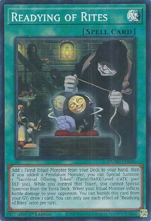 Readying of Rites (DUAD-EN086) - Super Rare - Duelist's Advance