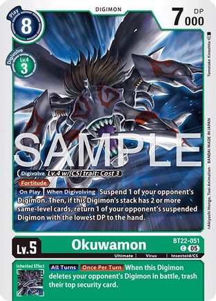 Okuwamon (BT22-051)  Common - Cyber Eden