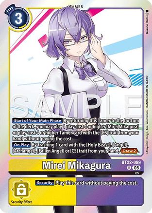 Mirei Mikagura (BT22-089) Foil Rare - Cyber Eden