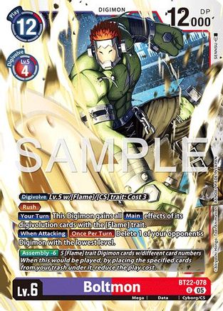 Boltmon (BT22-078)  Uncommon - Cyber Eden