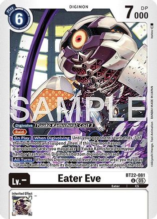 Eater Eve (BT22-081)  Uncommon - Cyber Eden