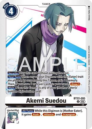 Akemi Suedou (BT22-095)  Uncommon - Cyber Eden