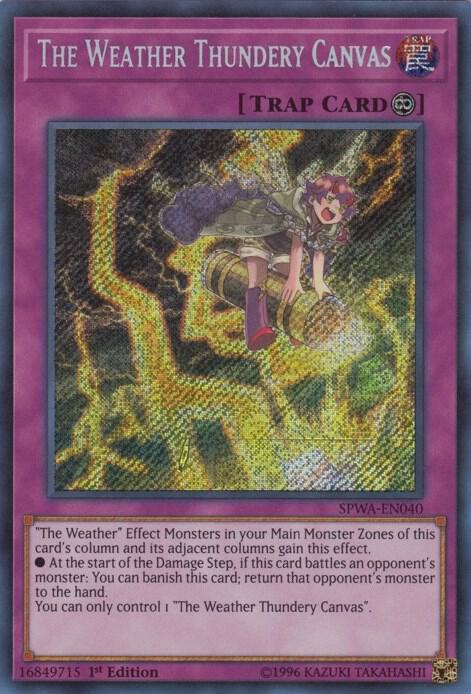 The Weather Thundery Canvas SPWA-EN040 (Spirit Warriors)  - 1st Edition