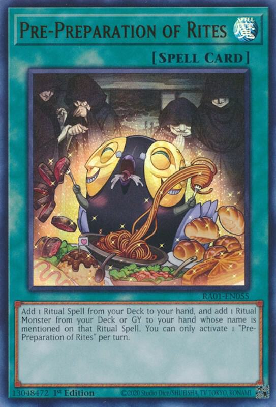 Pre Preparation of Rites UR RA01-EN055 (25th Anniversary Rarity Collection)  - 1st Edition