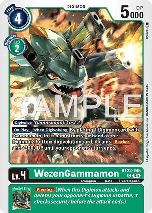 WezenGammamon (BT22-045)  Common - Cyber Eden