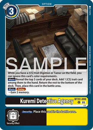 Kuremi Detective Agency (BT22-099)  Uncommon - Cyber Eden