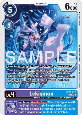 Lekismon (BT22-072)  Common - Cyber Eden