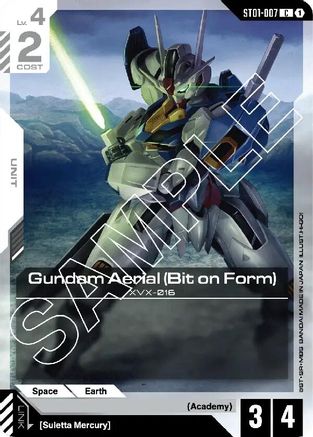 Gundam Aerial (Bit on Form) (ST01-007) -  - Starter Deck 01: Heroic Beginnings