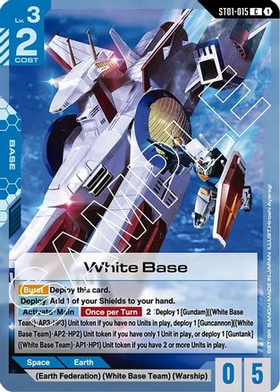 White Base (ST01-015) -  - Starter Deck 01: Heroic Beginnings