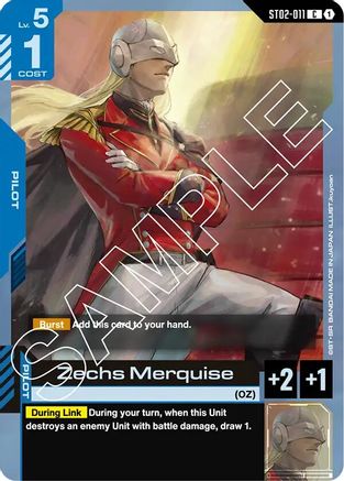 Zechs Merquise (ST02-011) -  - Starter Deck 02: Wings of Advance