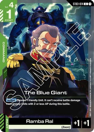 The Blue Giant (ST03-014) -  - Starter Deck 03: Zeon's Rush
