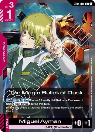The Magic Bullet of Dusk (ST04-014) -  - Starter Deck 04: SEED Strike