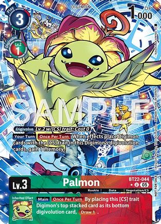 Palmon (Box Topper) (BT22-044) Foil Uncommon - Cyber Eden