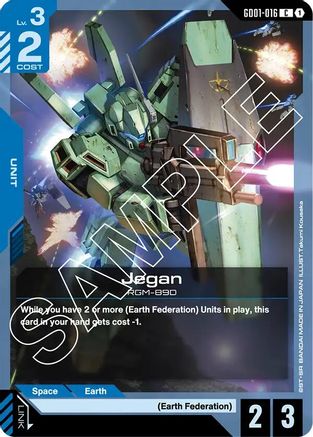 Jegan (GD01-016) -  - Newtype Rising