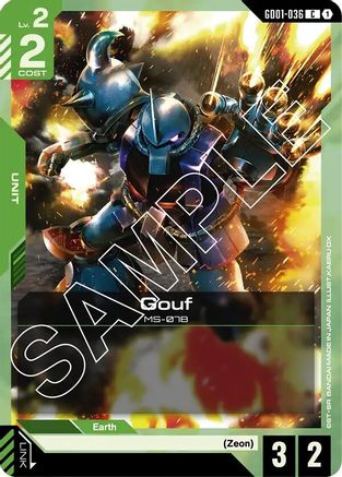 Gouf (GD01-036) -  - Newtype Rising